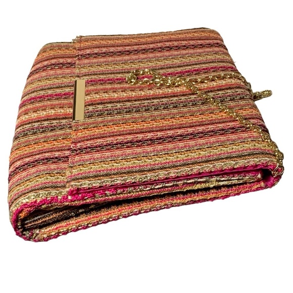 Gunne Sax Clutch Jessica McClintock Convertible Nora Shoulder Bag Multi Pink - Picture 8 of 16